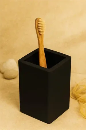 Bertocci Fly portaspazzolini In Solid Surface nero Acquista Ora