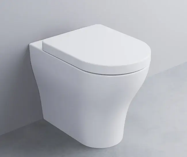 Cielo Enjoy Wc filo muro 53x35 a pavimento con scarico parete trasformabile a terra con curva tecnica bianco lucido Spedizione Espresso