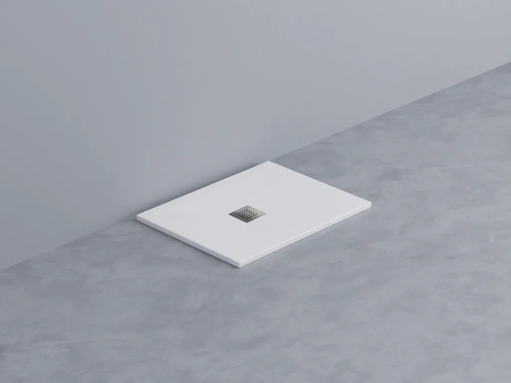 Occasione Cielo Infinito Piatto Doccia 70x90 H.3 Cm Da Appoggio O Filo Pavimento Senza Piletta E Griglia bianco lucido