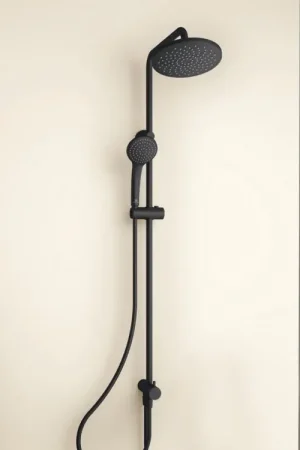 Esclusivo ideal standard idealrain colonna doccia con deviatore soffione 20 cm e doccetta stick miscelatore non incluso nero seta-BC747XG