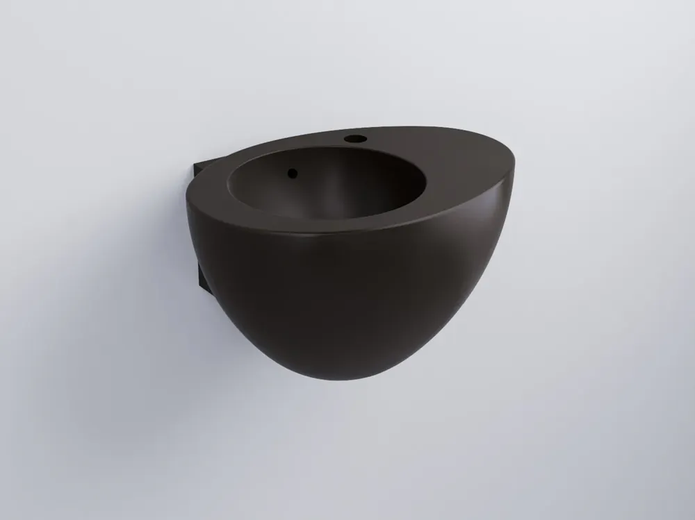 A Buon Prezzo Cielo Le Giare lavabo 56x45 sospeso con troppopieno in ceramica lavagna