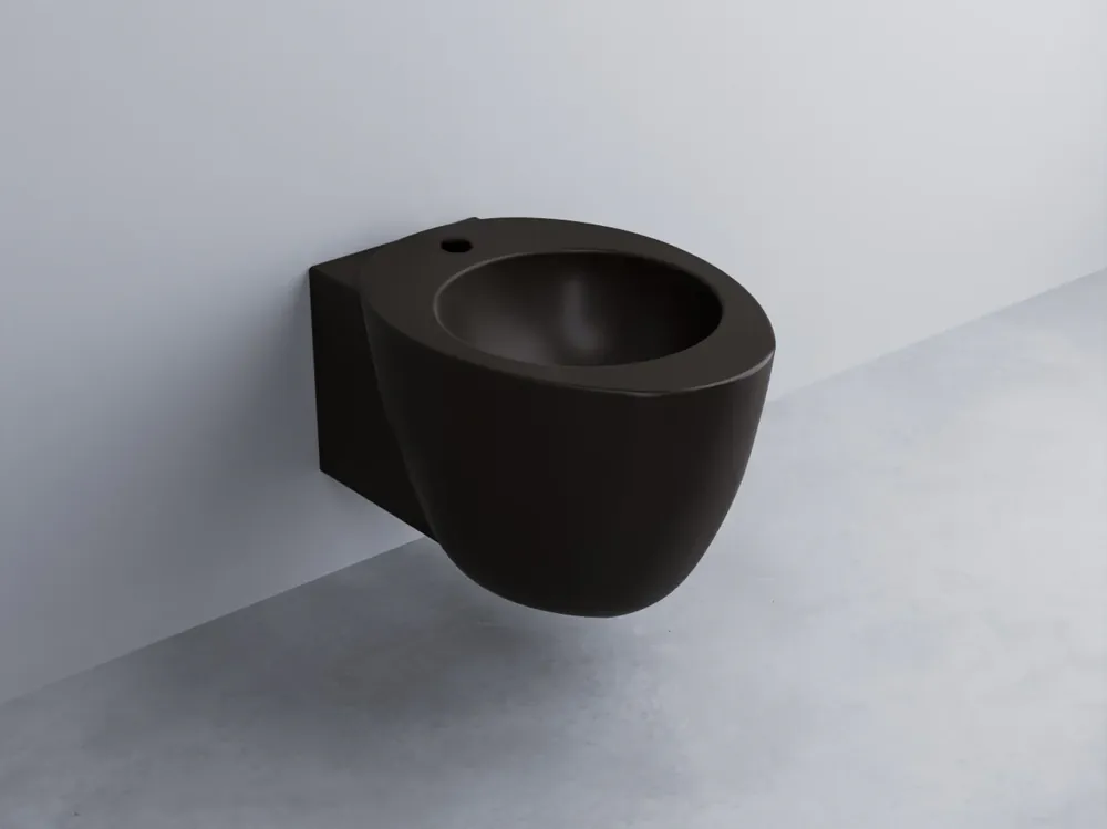Cielo Le Giare Bidet sospeso monoforo completo di fissaggio in ceramica lavagna Pagamento Sicuro