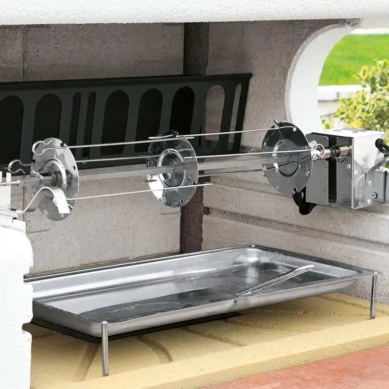 Palazzetti Gargano girarrosto elettrico 76 cm per barbecue portata 6 kg Prezzo Di Fabbrica