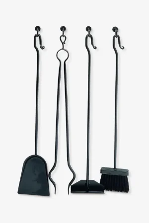 Economico Palazzetti kit attrezzi a parete per barbecue 64 cm grill nero