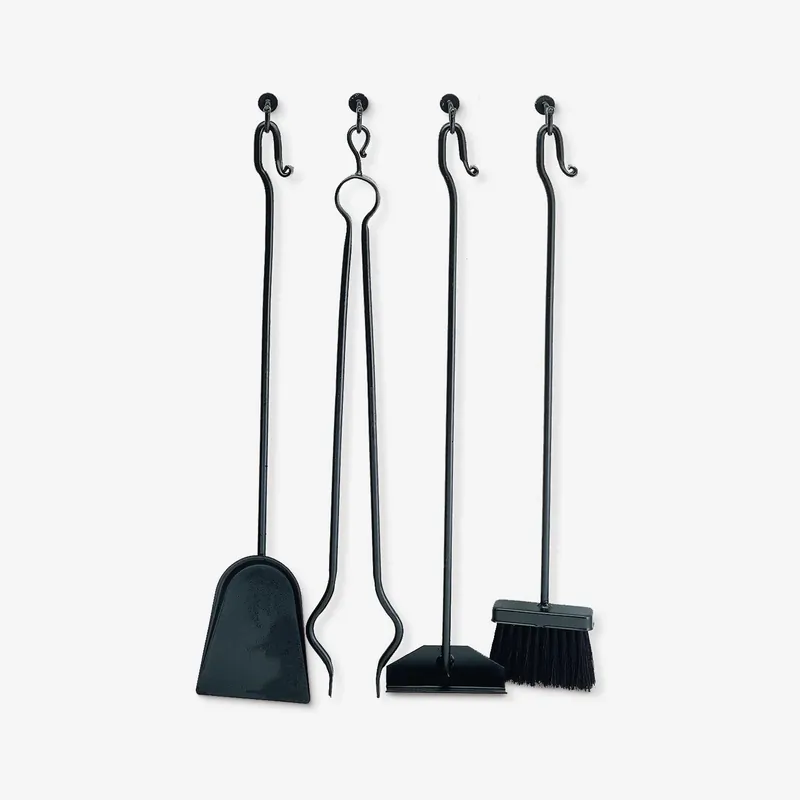 Economico Palazzetti kit attrezzi a parete per barbecue 64 cm grill nero