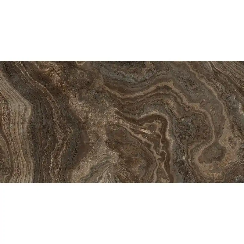 Quantità Limitata Pavimento rivestimento 60x120 effetto marmo rettificato 7 mm in gres fine porcellanato brown wave levigato Rhapsody 0117425 Naxos
