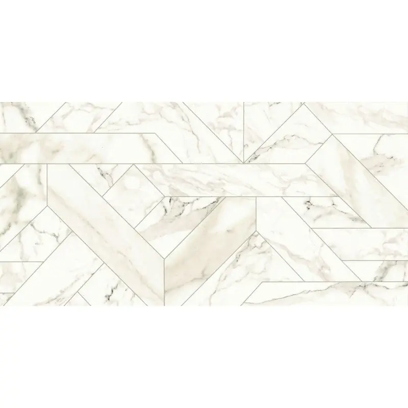 Quantità Limitata Rivestimento 60x120 decoro effetto marmo rettificato 7 mm in gres fine porcellanato outline white levigato Rhapsody 0118713 Naxos