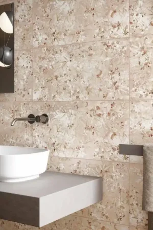 Rivestimento decoro 30x60 in gres fine porcellanato 7 mm flora Pictura 0128081 Naxos Nuovo Arrivo
