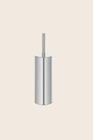 Must-Have Portascopino tondo con fondo antiscivolo cromo Prestige