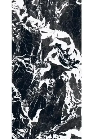 Affare Pavimento rivestimento 60x120 effetto marmo 9 mm in gres porcellanato rettificato fragment high glossy B&W 766398 Florim