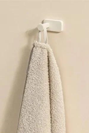 Appendino bagno in acciaio inox bianco cubik Spedito Oggi