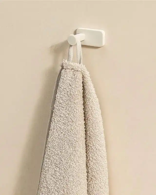 Appendino bagno in acciaio inox bianco cubik Spedito Oggi