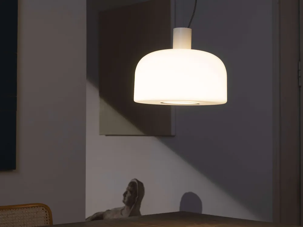 Flos Bellhop Glass S2 Lampada 45 cm sospesa antiabbagliamento F1081009 Offerta Speciale