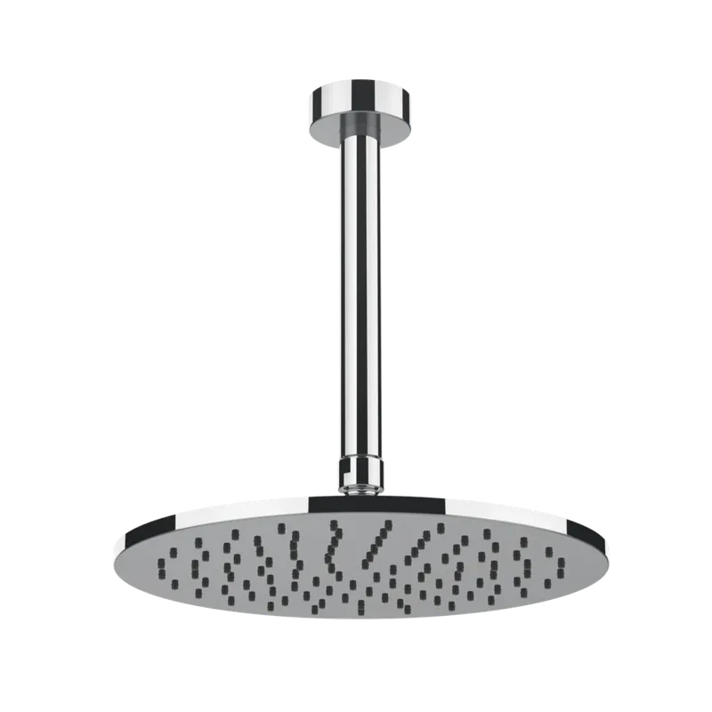 Reso Gratuito Gessi Anello 63350 Soffione doccia 25 cm tondo a soffitto braccio altezza personalizzabile