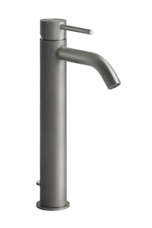 Ultime Pezzi Gessi Flessa Miscelatore lavabo alto bocca corta con scarico steel brushed 54004