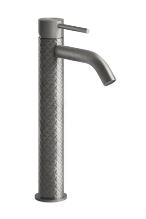 Vendita Finale Gessi Intreccio Miscelatore lavabo alto per ciotola senza scarico Steel brushed 54109