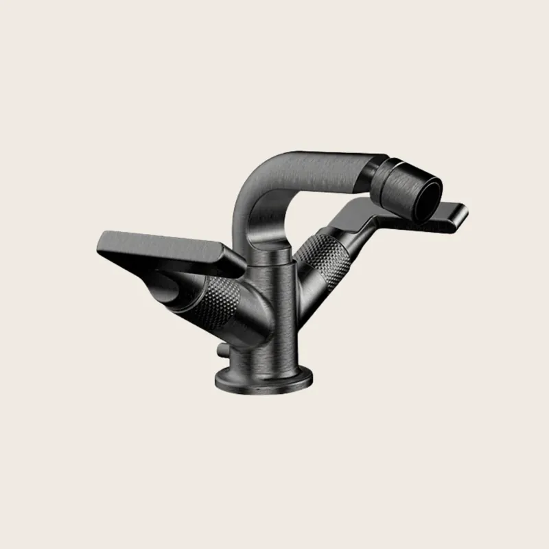 Vendita Finale Gessi Inciso Gruppo bidet con scarico pop up e flessibili matte black xl 299