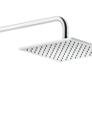 Ultime Pezzi Gessi 59158 Rilievo Soffione 25x25 quadro braccio A Parete Cromo