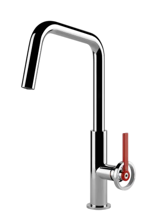 Consegna Rapida Miscelatore lavello monocomando con canna girevole cromo officine v 60201 gessi