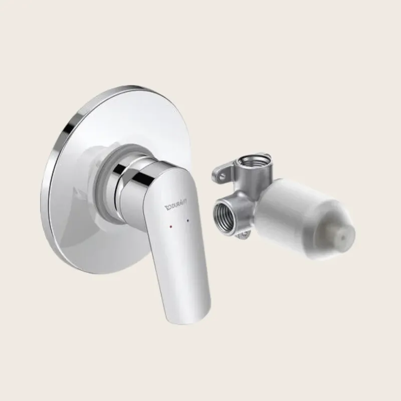 Miscelatore doccia monocomando 1 uscita con corpo incasso cromo Duravit no 1 N14210007010 Reso Gratuito