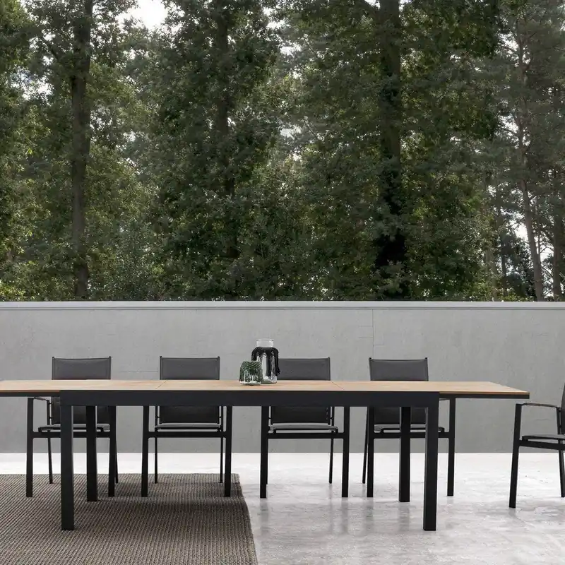 Andrea Bizzotto Elias 300x95 Tavolo allungabile antracite sj61 0662975 Prezzo Di Fabbrica