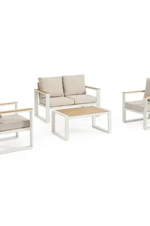 Ultime Pezzi Andrea Bizzotto Leandro salotto da esterno beige bianco 0663882