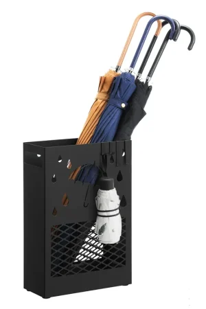 Miglior Prezzo Porta Ombrelli in Metallo Rettangolare Design Ritagliato