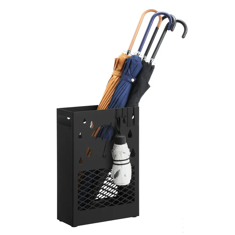 Miglior Prezzo Porta Ombrelli in Metallo Rettangolare Design Ritagliato