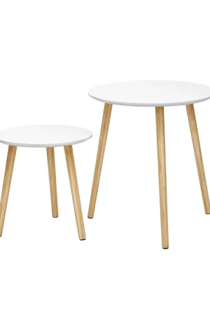 Set di 2 tavolini Rotondi da Salotto Promo Stagionale