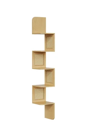 Ordina Subito Scaffale Angolare da Parete a 5 Ripiani