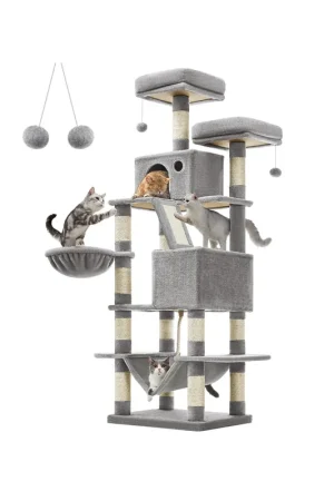 Saldi Albero per Gatti Alto 168 cm