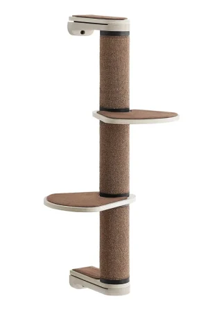 Offerta Collezione Clickat - n.006 Palo Graffiatoio da Parete con 2 Posatoi