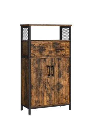 Armadietto Credenza Marrone Vintage e Nero Novità
