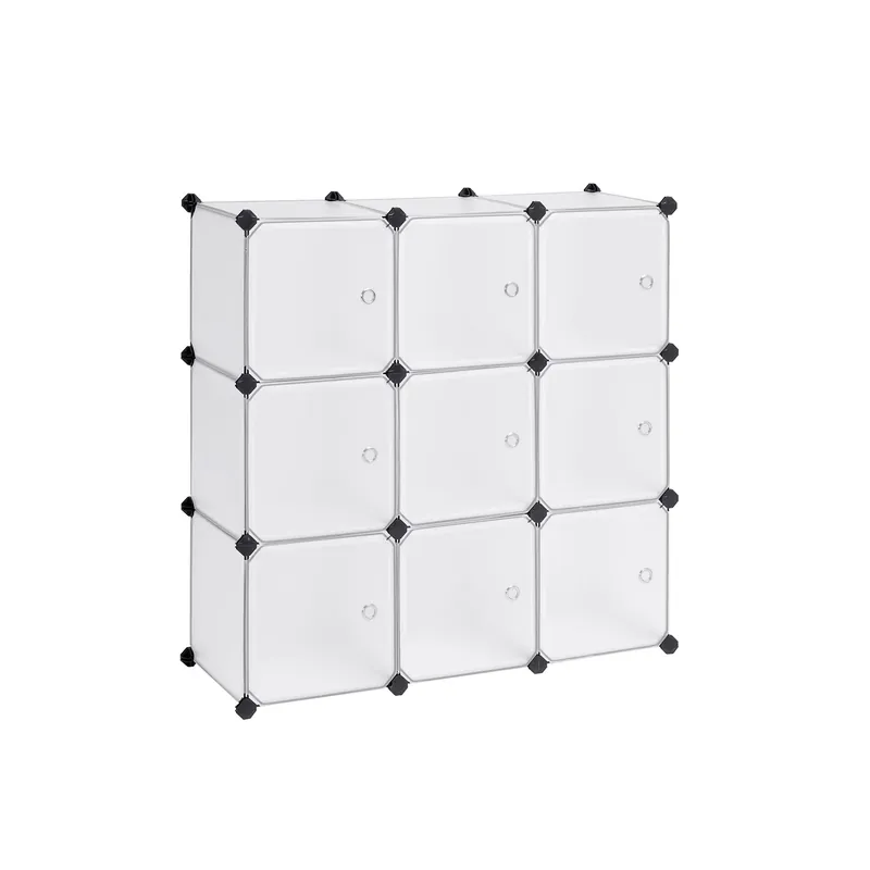 Scaffale Portaoggetti Modulare Fai da Te con 9 Cubi Promozione