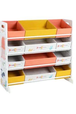A Buon Prezzo Scaffale per Giocattoli con 12 Contenitori