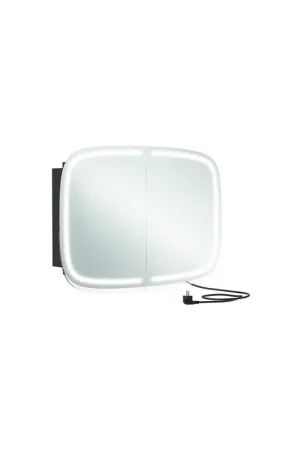 Armadietto Bagno da Parete con Specchio e Luce Sconto