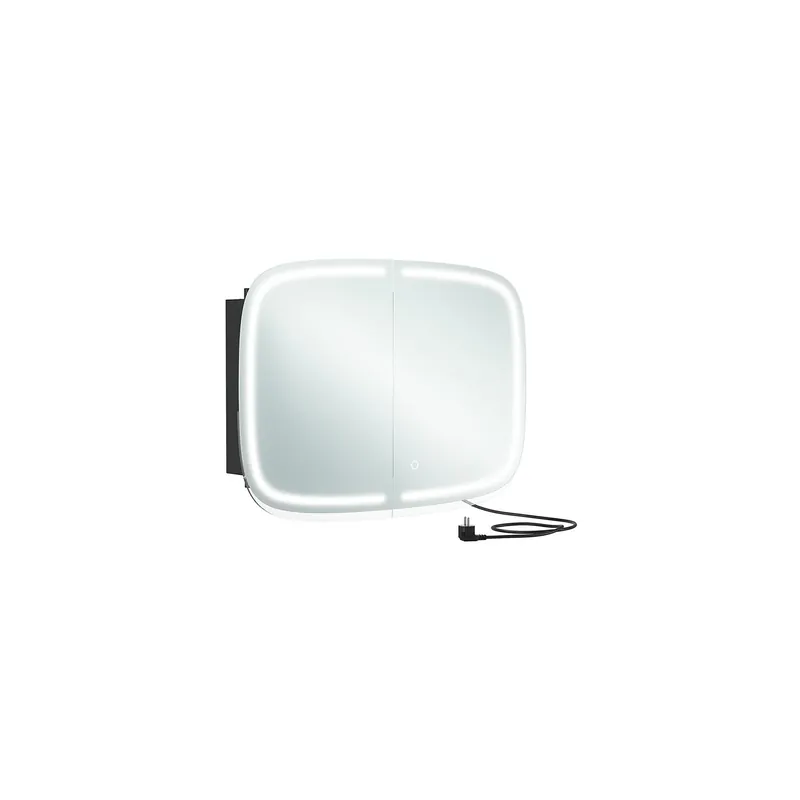 Armadietto Bagno da Parete con Specchio e Luce Sconto