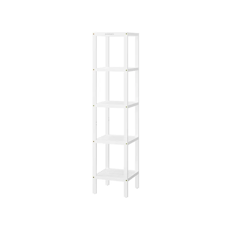 Scaffale da Bagno in Bambù Salvaspazio e Multifunzionale Novità