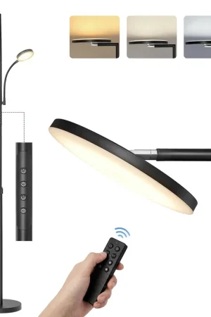 Ultimissimo Modello Lampada da Terra LED 42 W Regolabile in Altezza