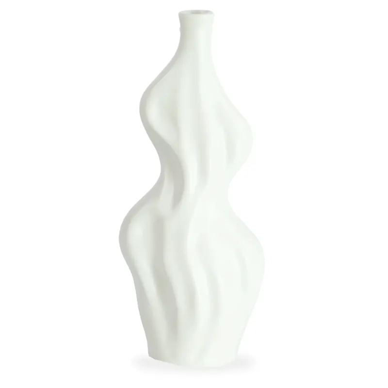 Affare Alva vaso in ceramica bianco 25 cm