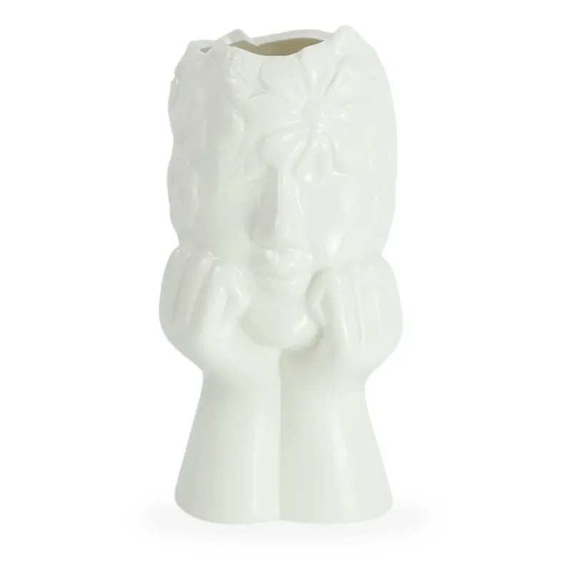 Vaso in ceramica Asti bianco 19,8 cm Super Prezzo