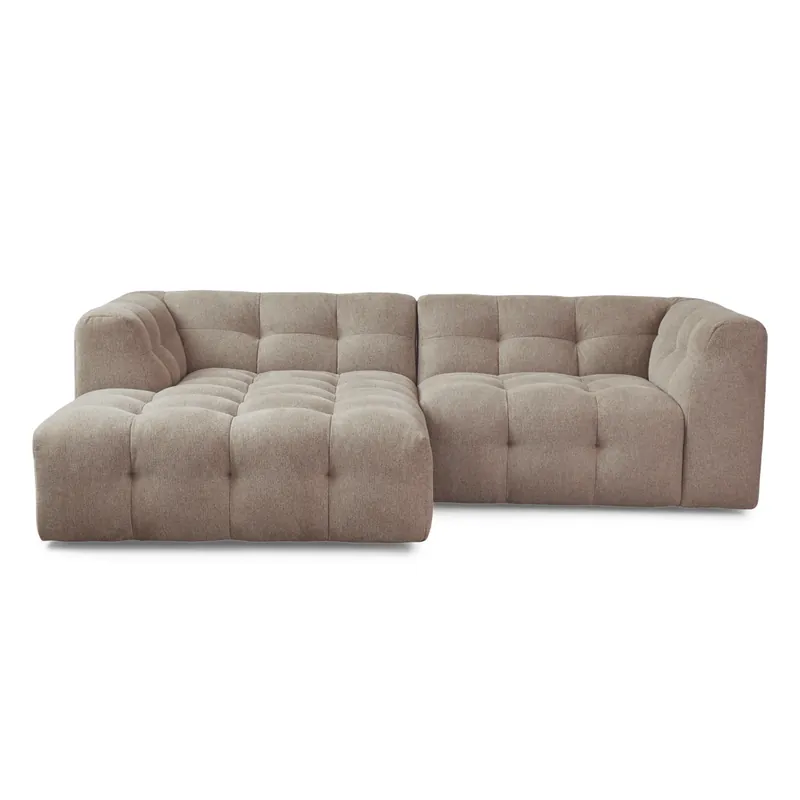 Ultimissimo Modello Poppy chaise longue divano bubble sabbia - versione sinistra