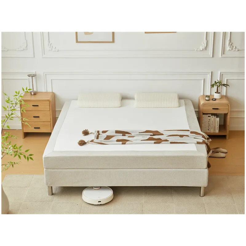 Subito Disponibile Theodor letto continentale beige 180x200 cm incl. gambe cromate