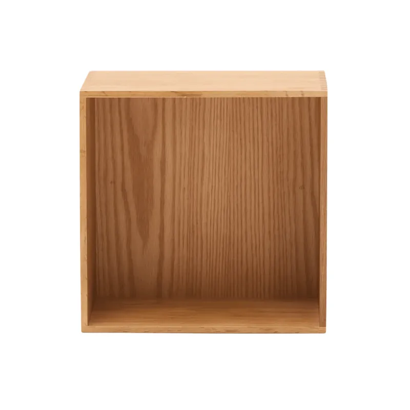 Reso Gratuito Scaffale a muro Rumi 33x20x33 cm in rovere con supporto a muro