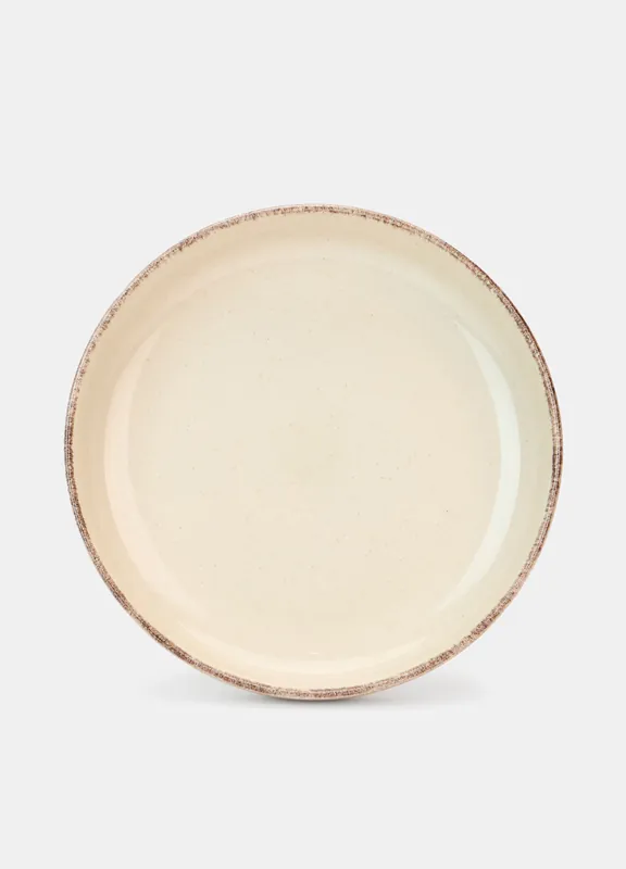 Bestseller Piatto piano in ceramica con bordo