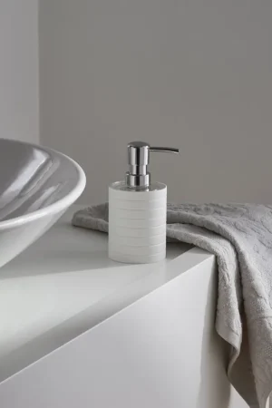 Esclusivo Dispenser sapone a righe in plastica
