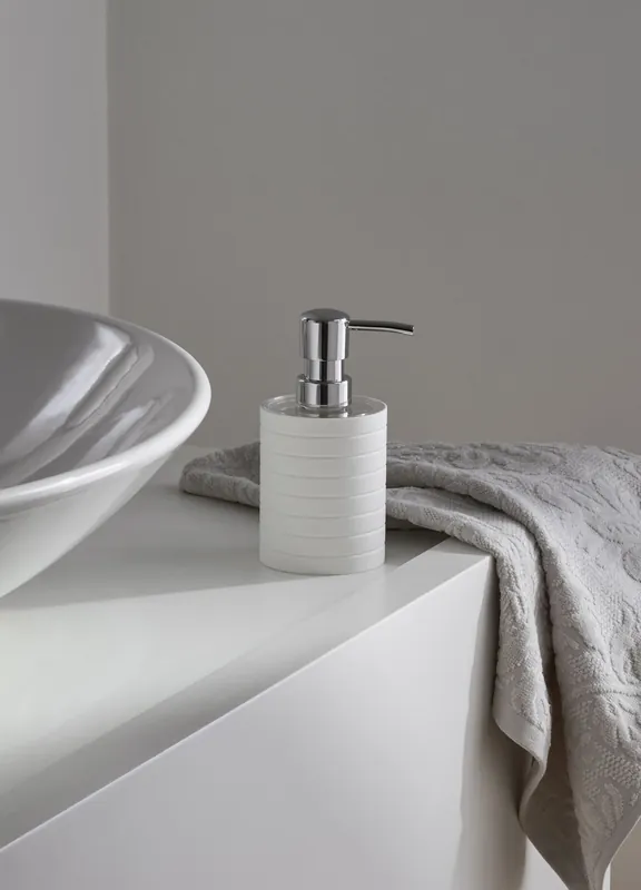 Esclusivo Dispenser sapone a righe in plastica